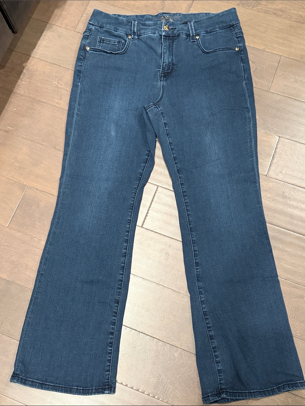 Melissa McCarthy Seven7 Dark Blue Flare Jeans